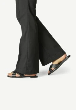 Tamaris Mules - Black Leather