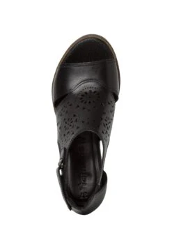 Tamaris Sandales Compensées - Black -Zalando a05e54f0cf504eb3a8f4b9804dbbf078