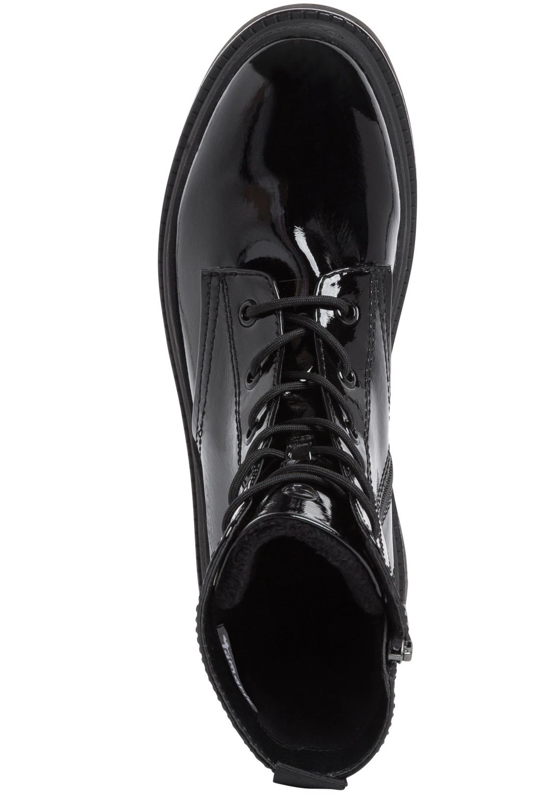 Tamaris Bottines À Plateau - Black Patent 4 Tamaris Bottines À Plateau - Black Patent – Image 4