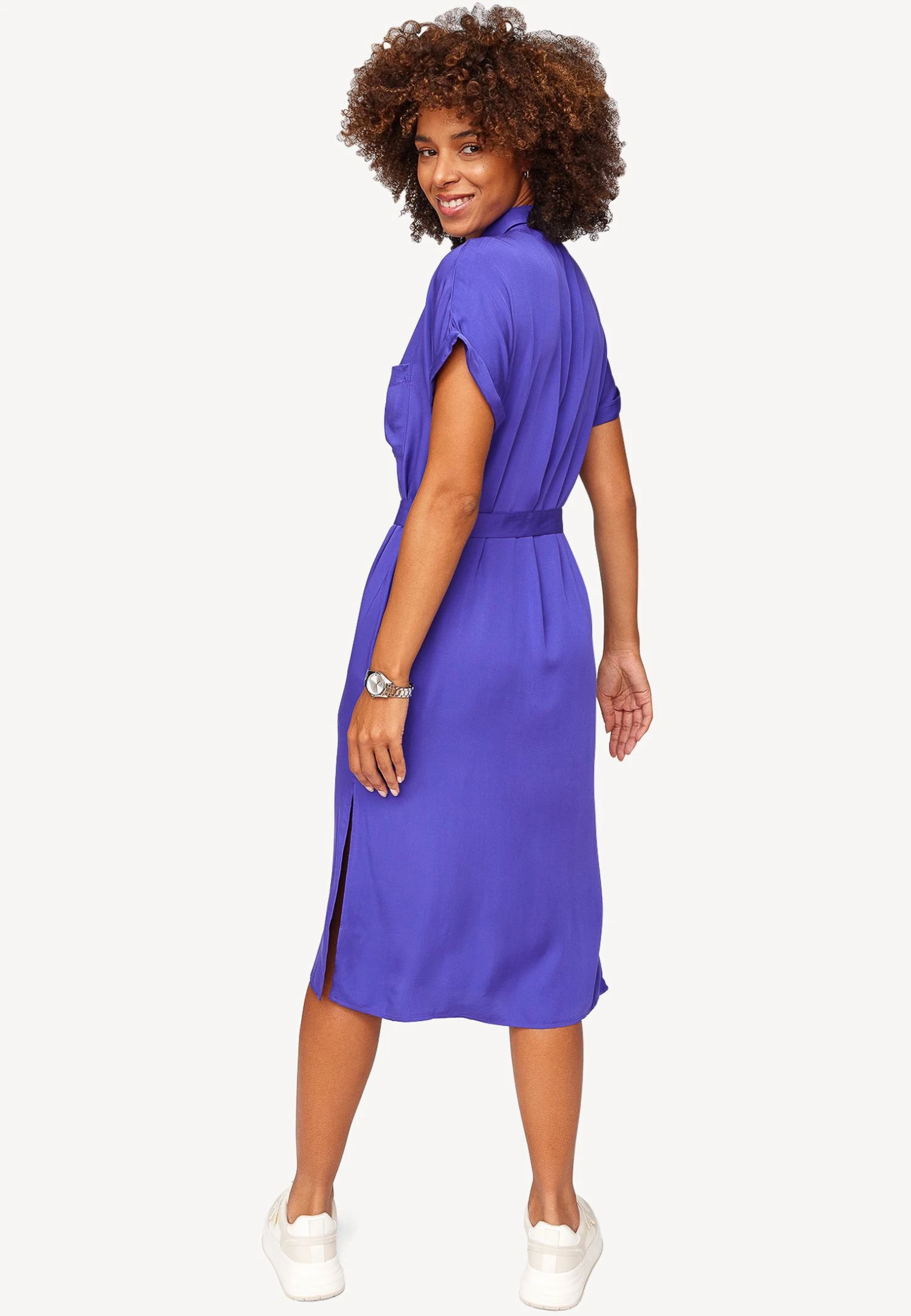 Tamaris Robe Chemise - Deep Blue 2 Tamaris Robe Chemise - Deep Blue – Image 2