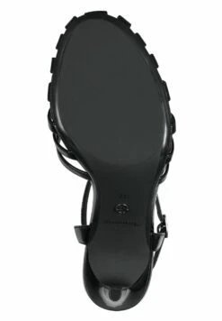 Tamaris Sandales À Talons Hauts - Black Patent -Zalando a5336dcbb2f641eb9281b13bdfcbb0d1