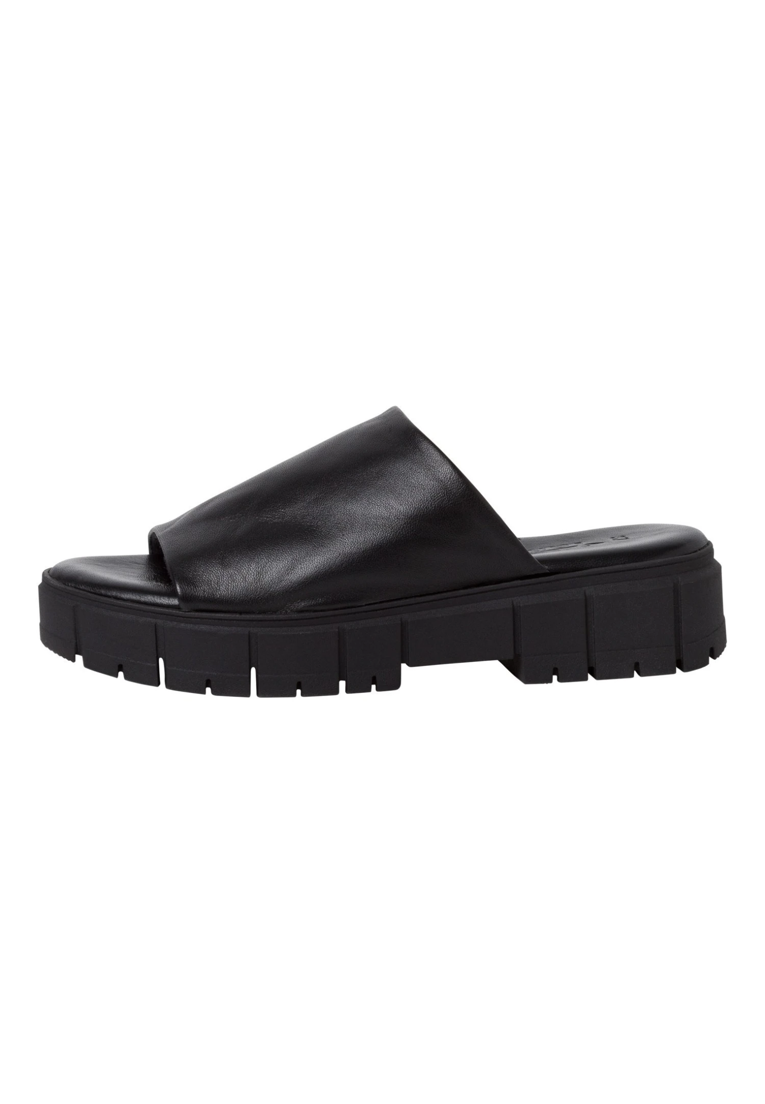 Tamaris Mules - Black Uni 2 Tamaris Mules - Black Uni – Image 2