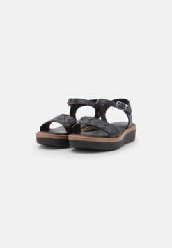 Tamaris Sandales Compensées - Black -Zalando a6dea245b4f74f97b93624281e62930c