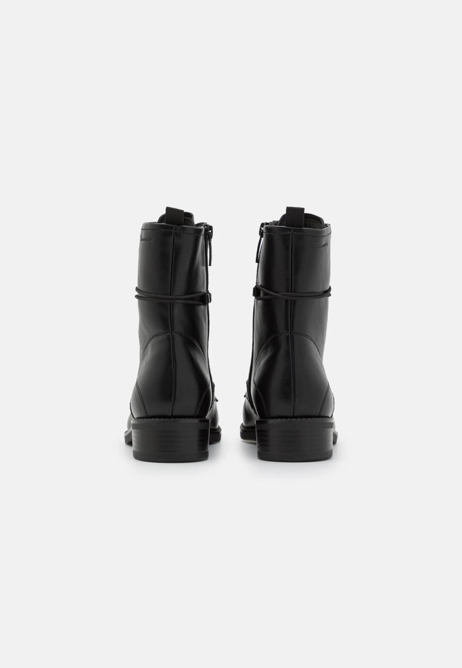 Tamaris Bottines À Lacets - Black Matt 4 Tamaris Bottines À Lacets - Black Matt – Image 4