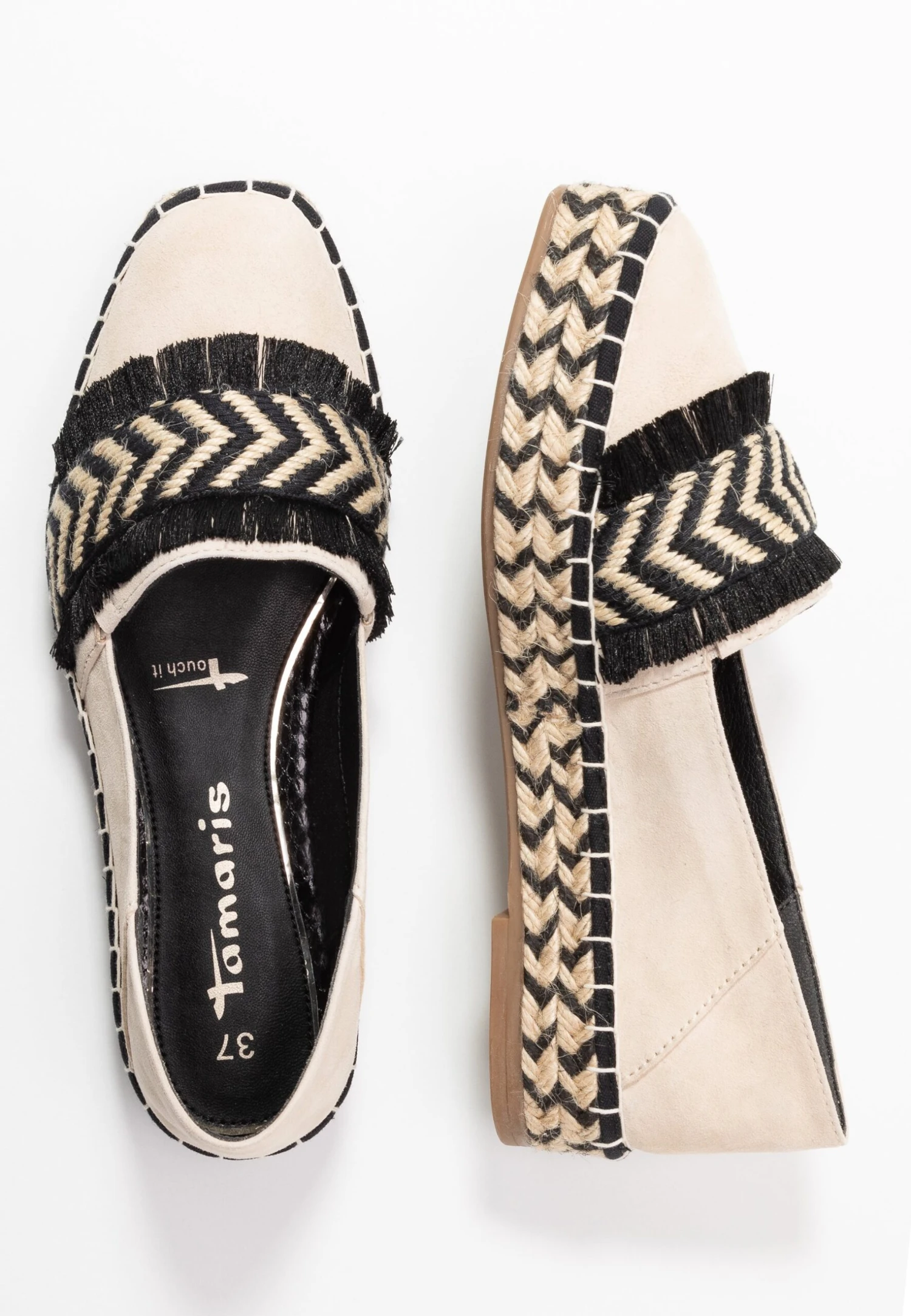 Tamaris Espadrilles - Ivory 4 Tamaris Espadrilles - Ivory – Image 4