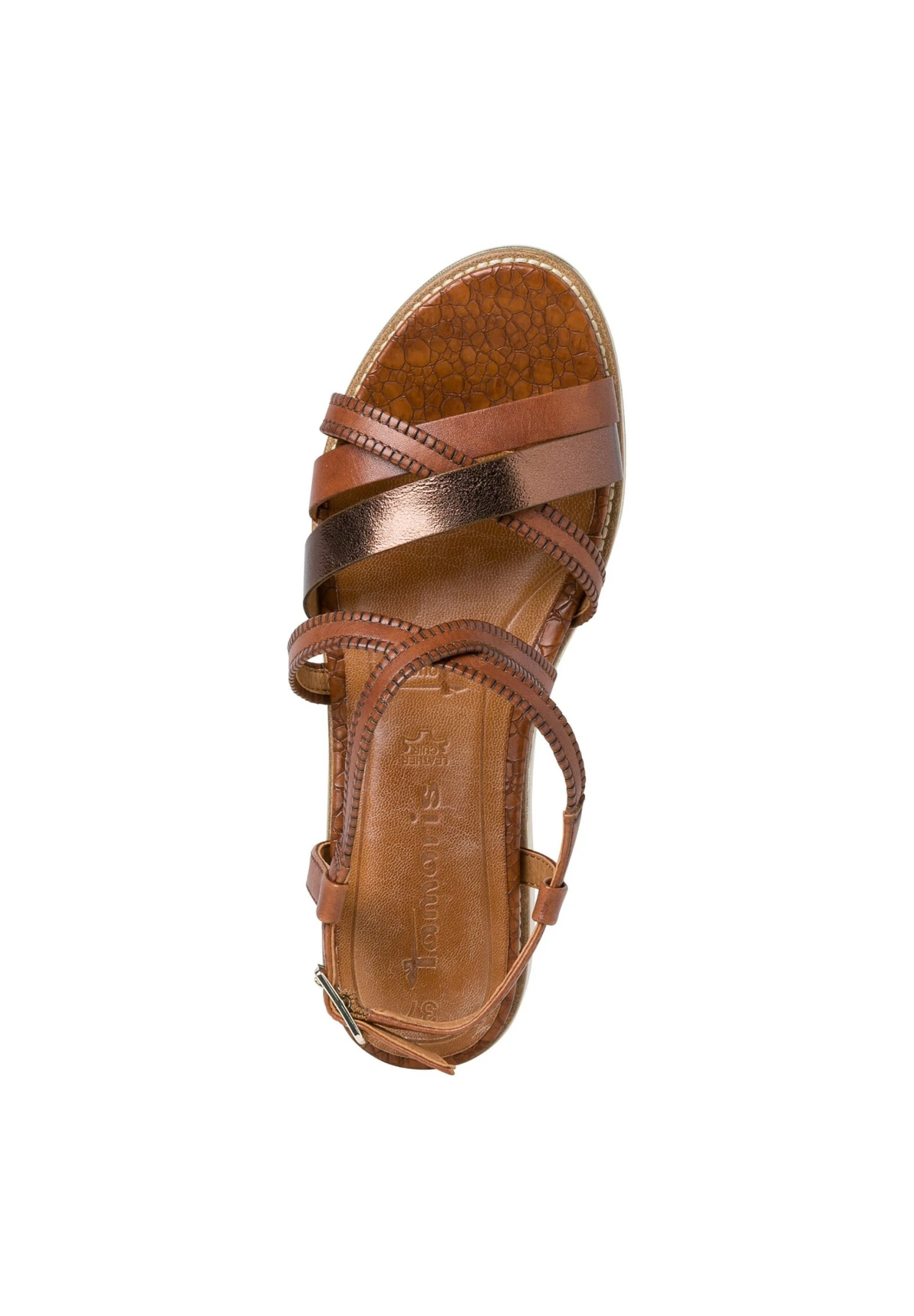 Tamaris Sandales À Plateforme - Cognac 3 Tamaris Sandales À Plateforme - Cognac – Image 3