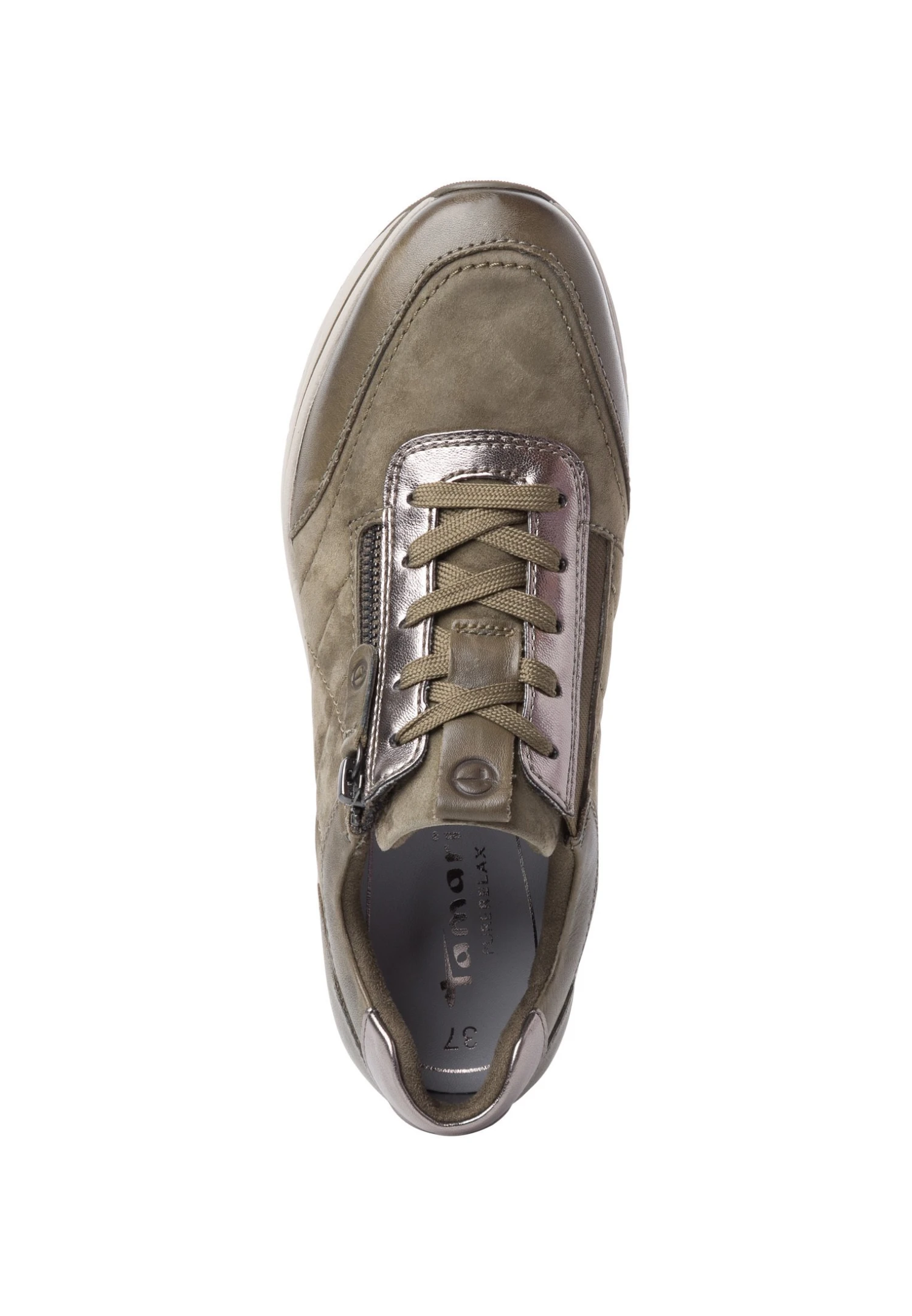 Tamaris Pure Relax - Baskets Basses - Olive Comb 3 Tamaris Pure Relax - Baskets Basses - Olive Comb – Image 3