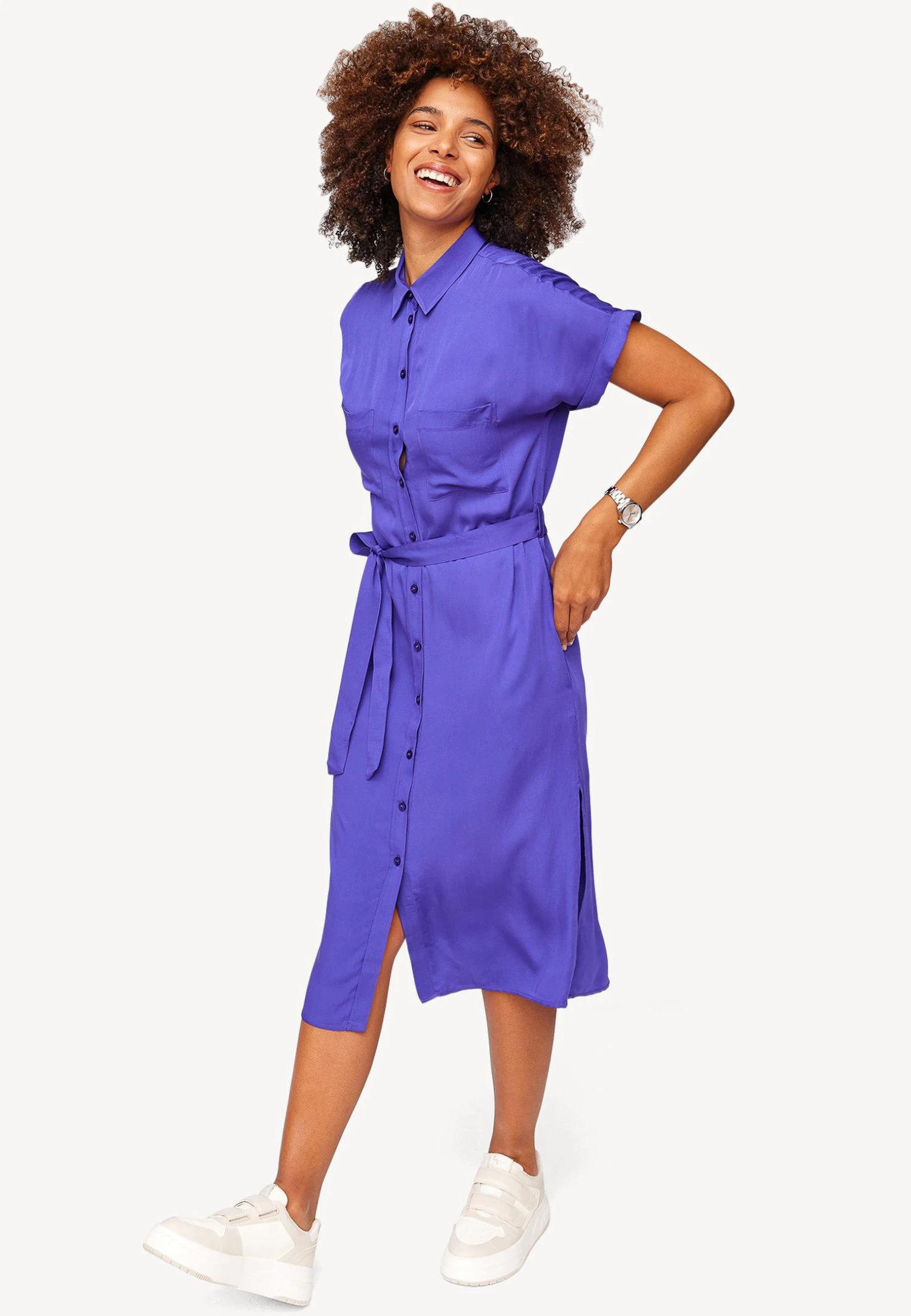 Tamaris Robe Chemise - Deep Blue 1 Tamaris Robe Chemise - Deep Blue