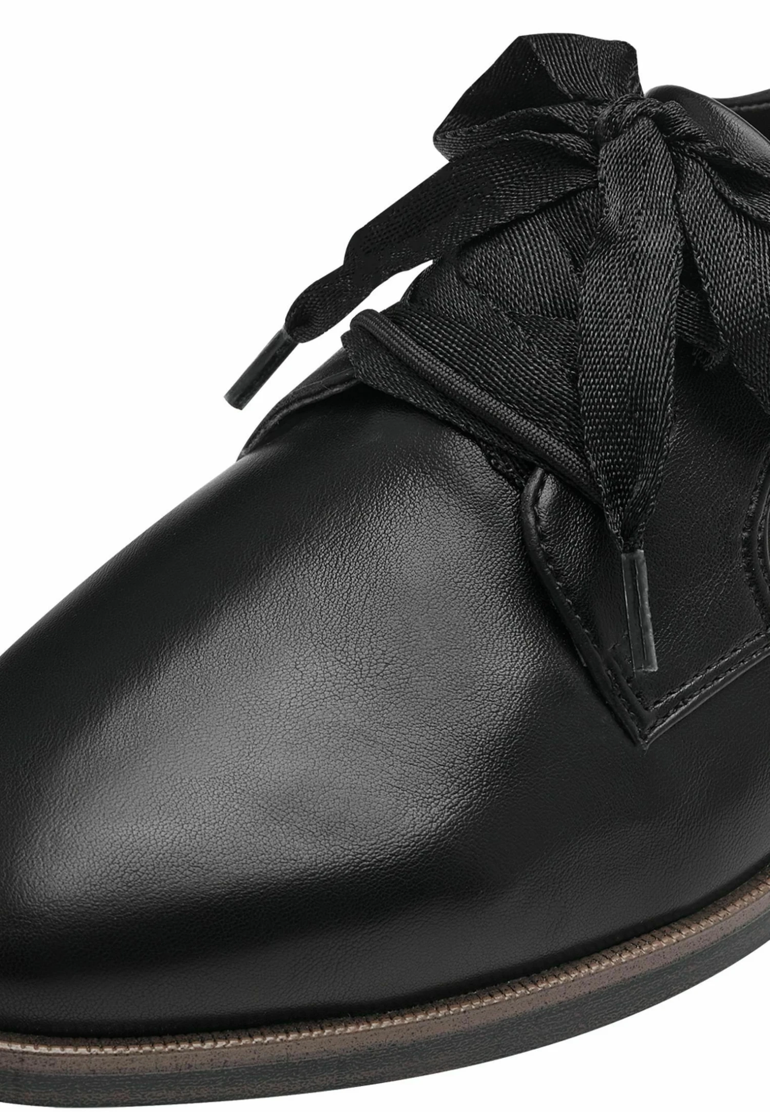 Tamaris Derbies - Black Patent 5 Tamaris Derbies - Black Patent – Image 5