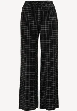 Tamaris Allen Floaty - Pantalon De Survêtement - Black Beauty Check -Zalando c11fe074c22d4212abcc596f9da049a6