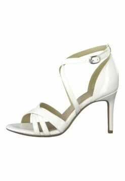 Tamaris Sandales À Talons Hauts - White Patent