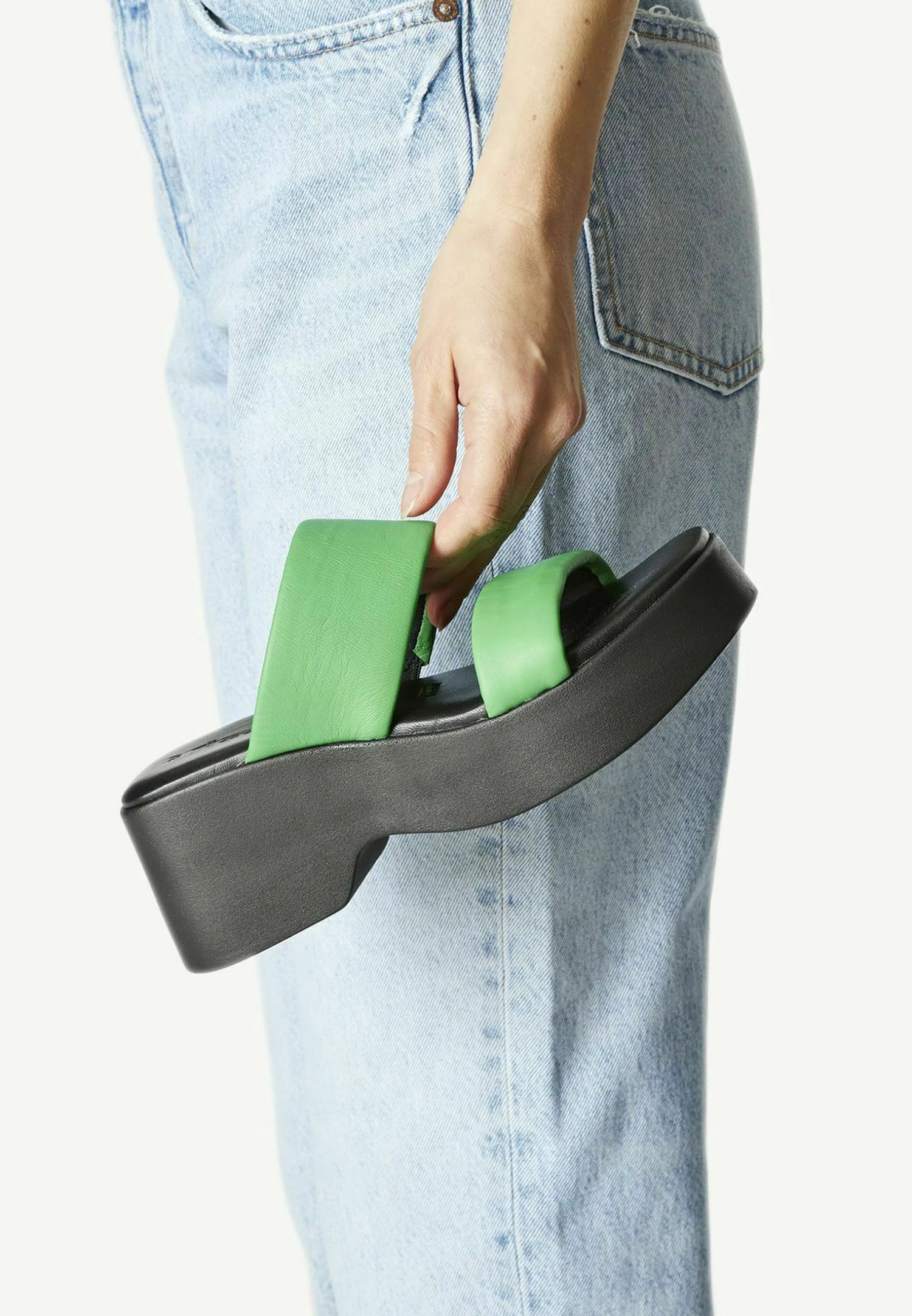 Tamaris Mules À Talons - Green Black 1 Tamaris Mules À Talons - Green Black