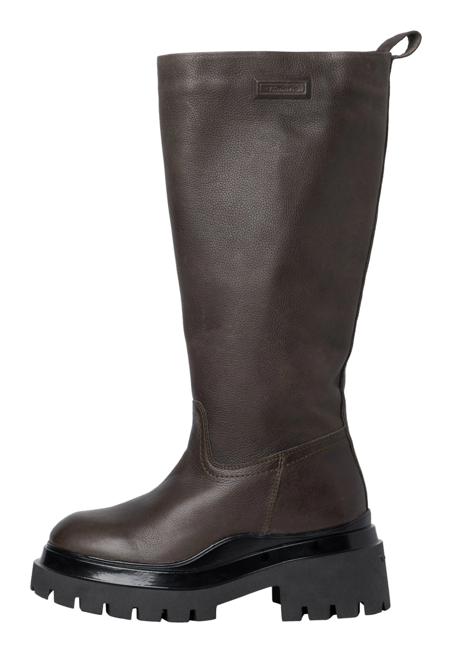 Tamaris Bottes À Plateau - Olive 2 Tamaris Bottes À Plateau - Olive – Image 2