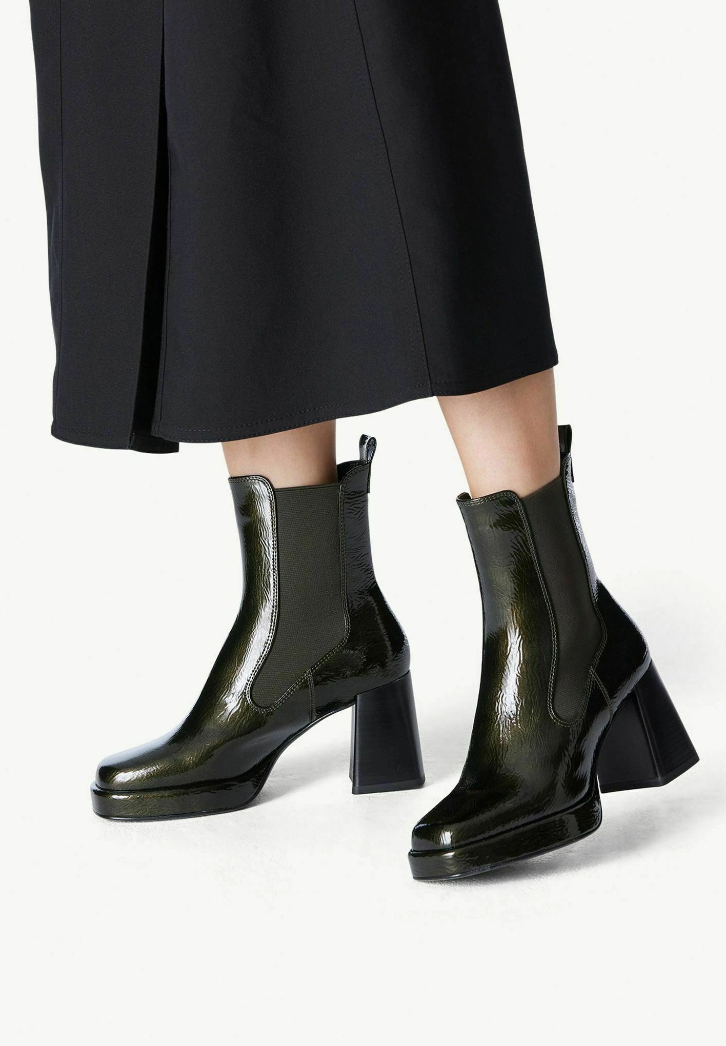 Tamaris Bottines - Olive 1 Tamaris Bottines - Olive