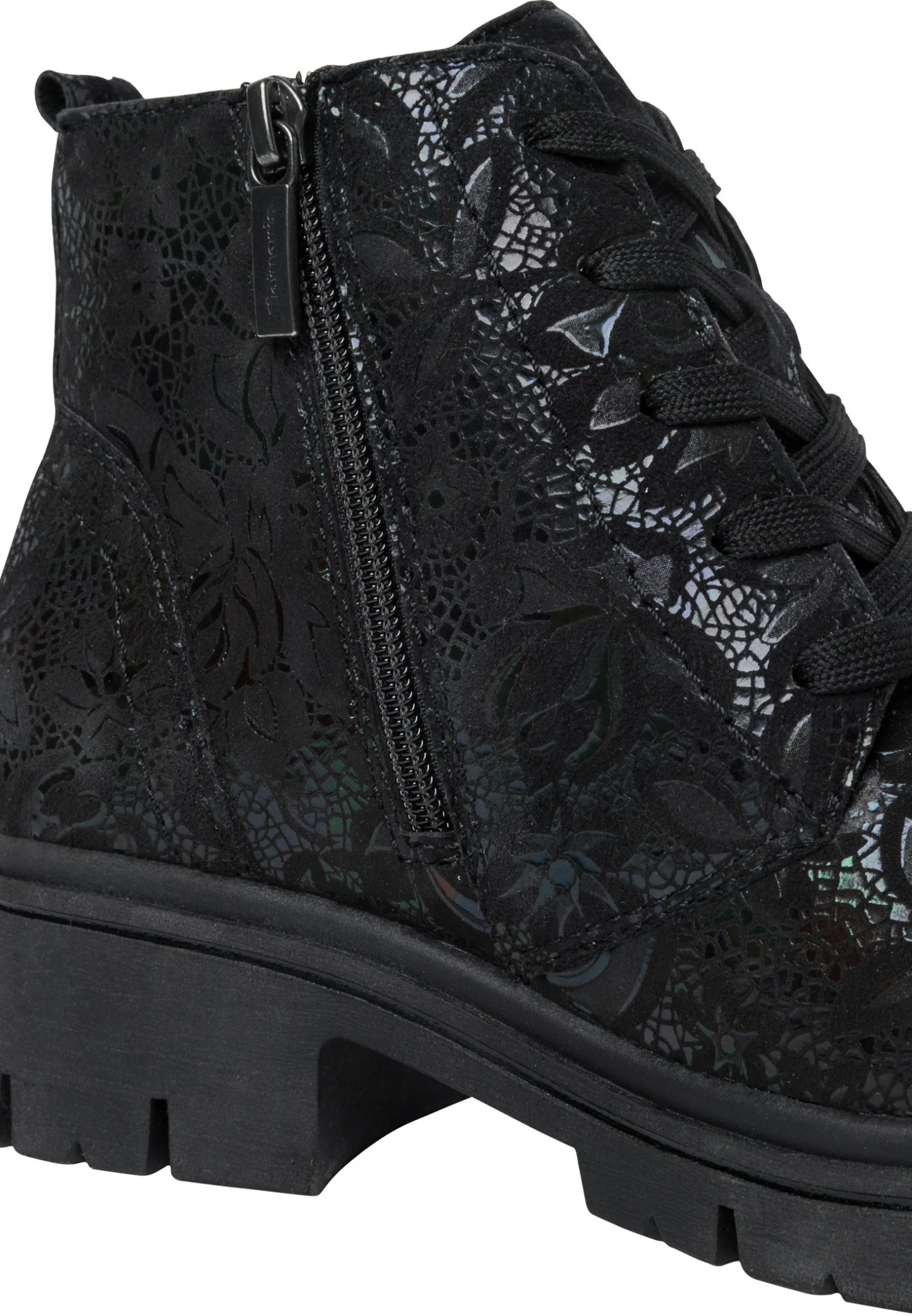 Tamaris Comfort - Bottines À Plateau - Black Flower 6 Tamaris Comfort - Bottines À Plateau - Black Flower – Image 6