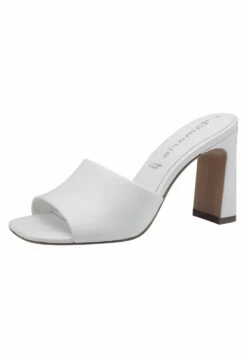 Tamaris Mules À Talons - White 9 Tamaris Mules À Talons - White -Zalando d838ab977aeb435587dacec8c62e8b59