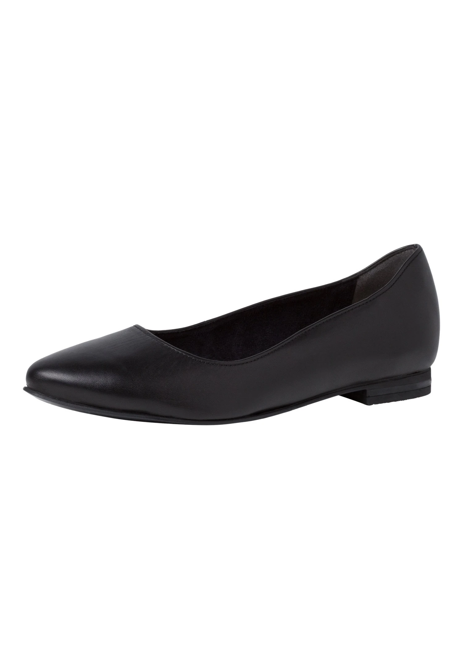 Tamaris Ballerines - Black Leather 2 Tamaris Ballerines - Black Leather – Image 2