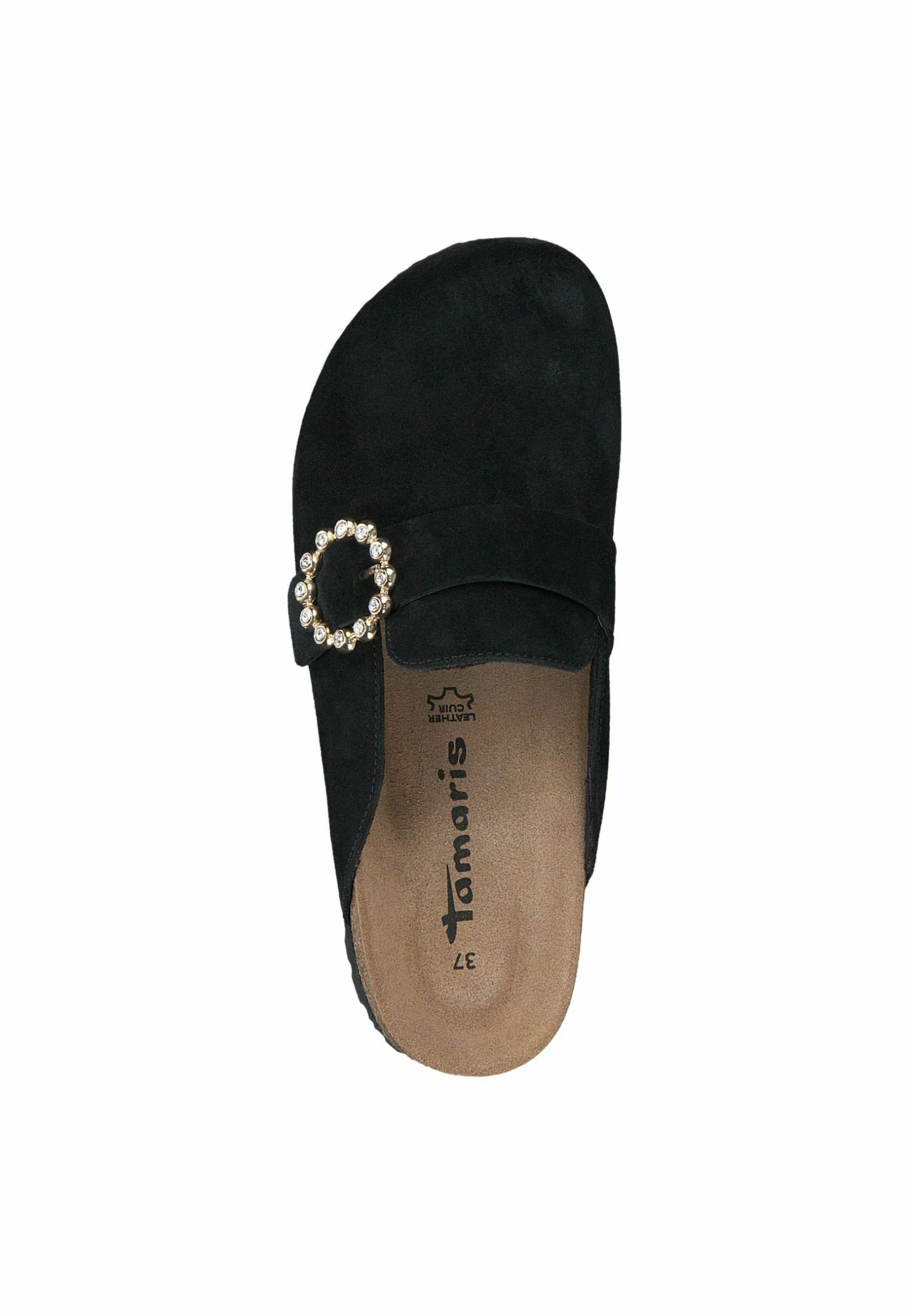 Tamaris Mules - Black Suede 3 Tamaris Mules - Black Suede – Image 3
