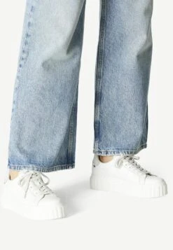 Tamaris Baskets Basses - White Leather