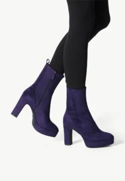 Tamaris Bottines À Talons Hauts - Purple