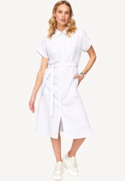 Tamaris Aomori Striped - Robe Chemise - Blau