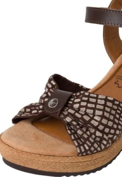 Tamaris Sandales Compensées - Chocolate Dots -Zalando ef62b8713c724368accaa569be306235