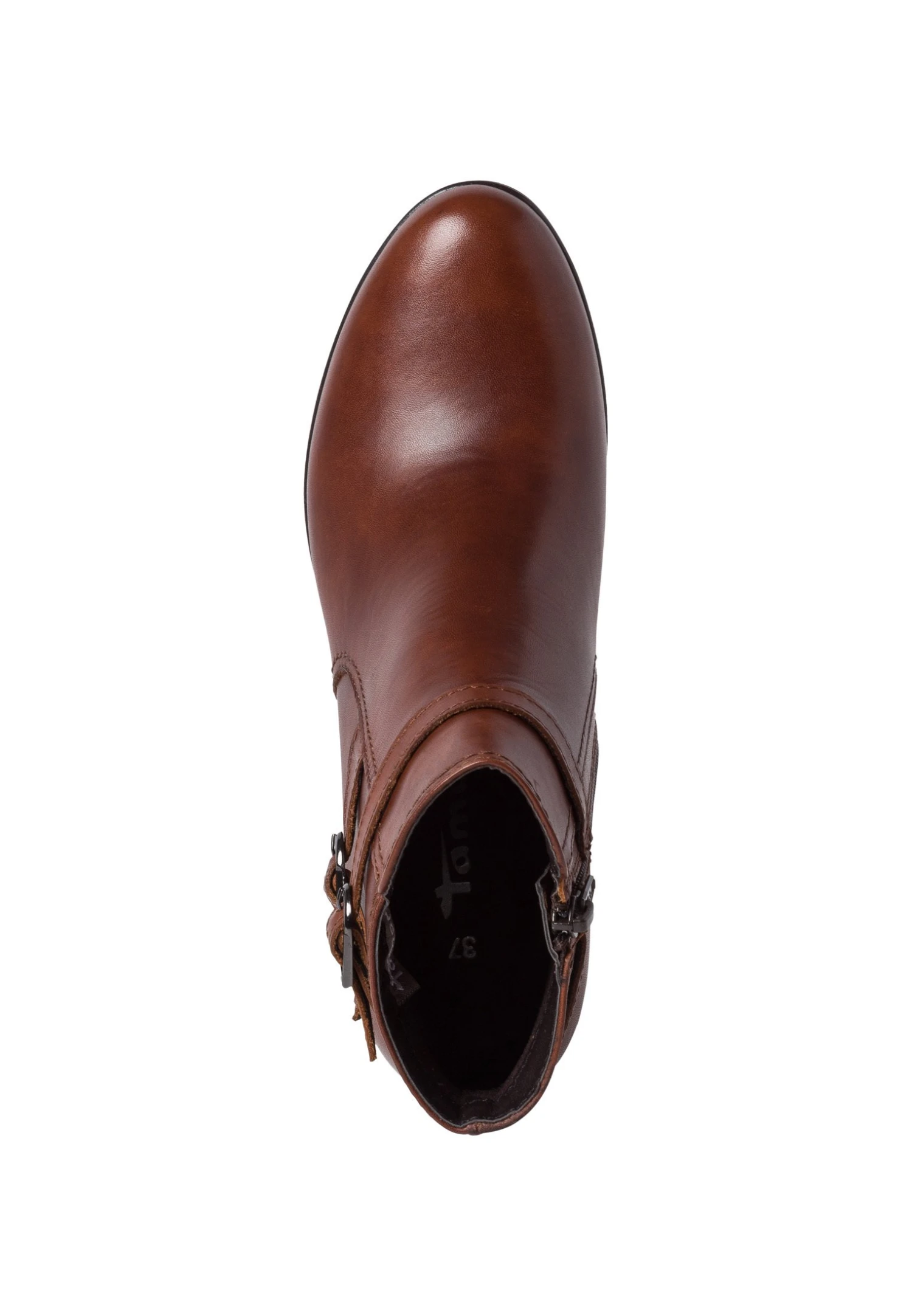 Tamaris Bottines À Talons Hauts - Cognac 4 Tamaris Bottines À Talons Hauts - Cognac – Image 4