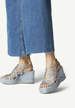 Tamaris Sandales Compensées - Light Blue