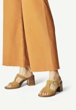 Tamaris Mules À Talons - Camel