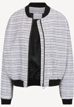 Tamaris Atlantis Structure - Blouson Bomber - Off WhiteBlack -Zalando fe1825cf99b24cda915a4934ccf93ad3